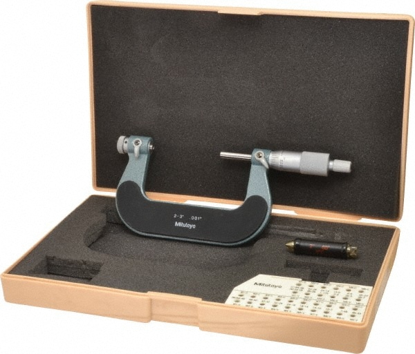 2 to 3" Range, Mechanical Screw Thread Micrometer