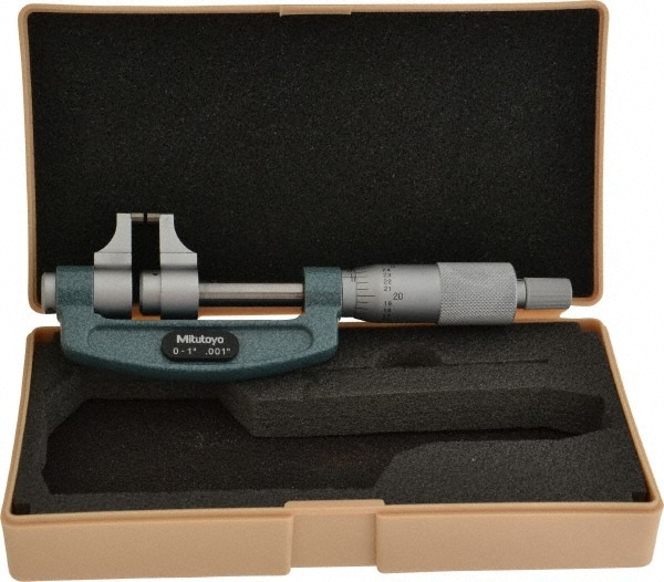 Mitutoyo 143-121 Mechanical Outside Micrometer: 1" Range, 0.001" Graduation Image