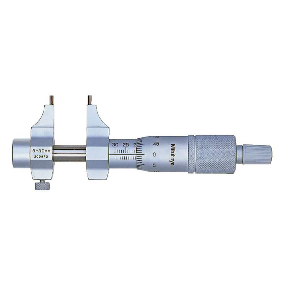 Mitutoyo 145-185 Mechanical Caliper Micrometer: 5 mm Range 