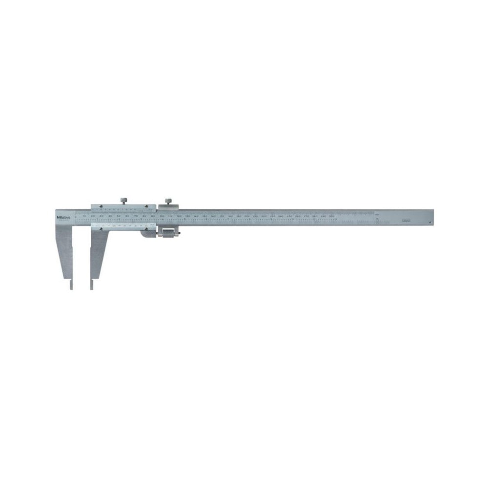 Mitutoyo 160-125 Vernier Caliper: 0 to 12", 0.0015" Accuracy, 0.001" Graduation, Stainless Steel Image