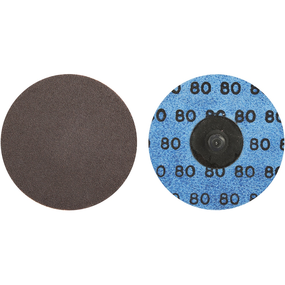 Norton 66261121034 Quick-Change Disc: Speed-Lok TR, 3" Disc Dia, 80 Grit, Aluminum Oxide, Coated Image