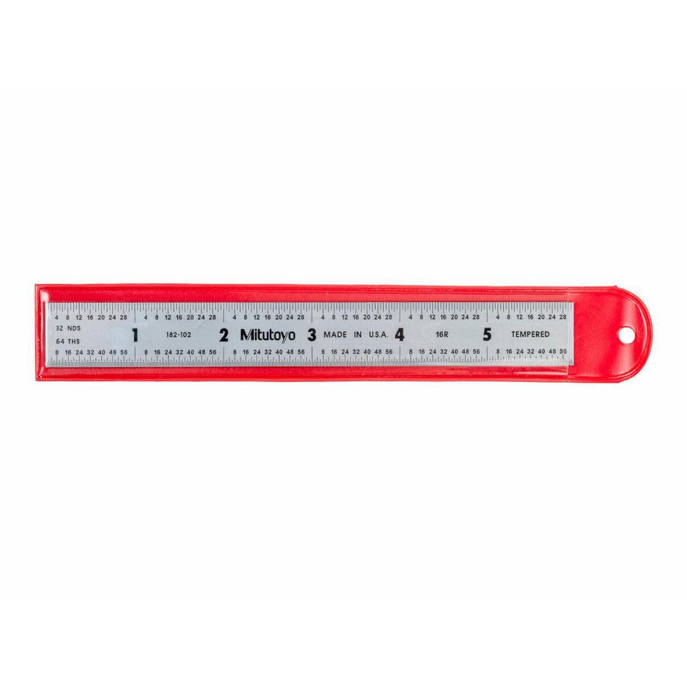 12” Multicolored, Rigid Plastic Ruler with Grooves, Set of 12