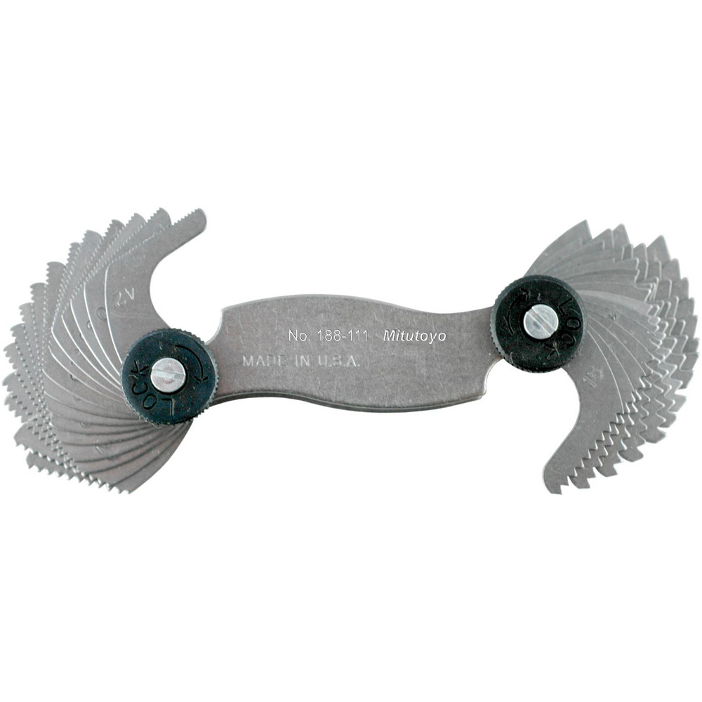 30 Leaf, 4 to 42 TPI Range, Screw Pitch Gage