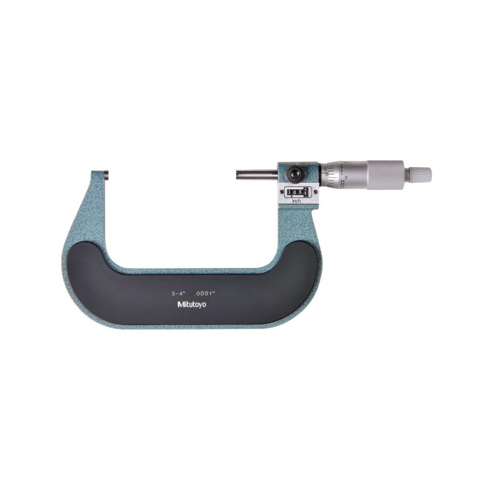 Mitutoyo 193-214 Mechanical Outside Micrometer: 4" Range, 0.0001" Graduation 