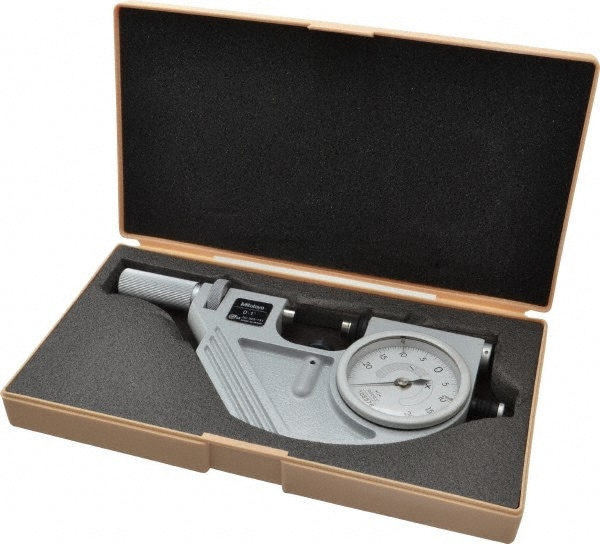 Mitutoyo 523-131 Mechanical Outside Micrometer: 1" Range, 0.00005" Graduation 