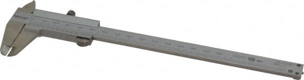 Vernier Caliper: 0 to 150 mm, 0.05 mm Accuracy, 0.05 mm Graduation, Stainless Steel