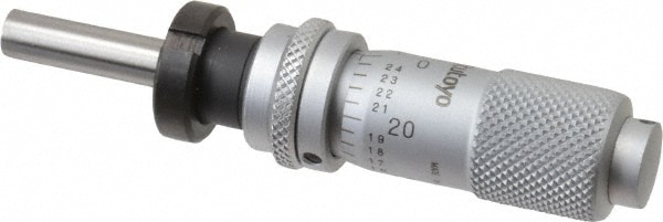 Mitutoyo 148-122 1/2 Inch, 0.5118 Inch Thimble, 0.1969 Inch Diameter x 17.5mm Long Spindle, Mechanical Micrometer Head Image