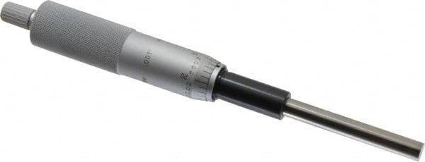 2 Inch, 0.8268 Inch Ratchet Stop Thimble, 0.315 Inch Diameter x 59mm Long Spindle, Mechanical Micrometer Head