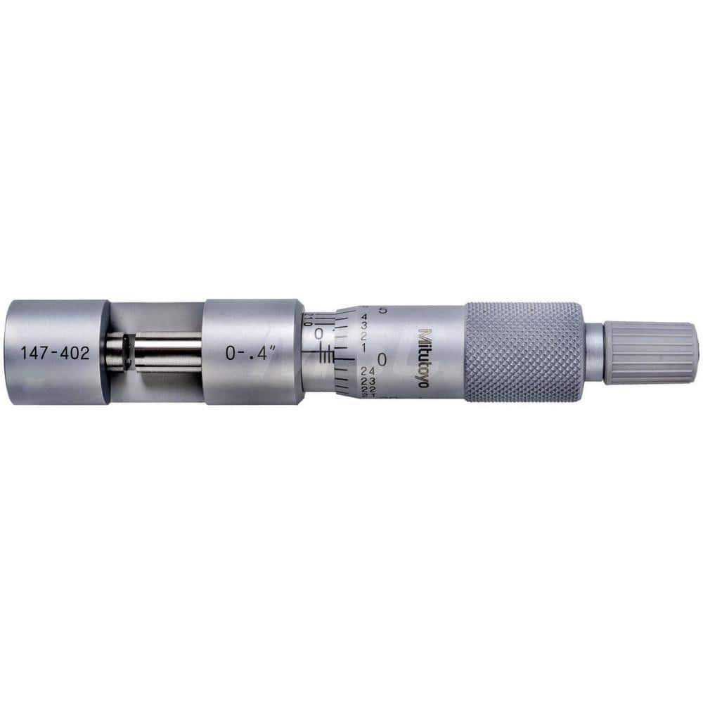 Mitutoyo 147-402 0 to 0.4 Inch Measurement Range, 0.0001 Inch Graduation, Accuracy up to 0.0002 Inch, Carbide, Mechanical Wire Micrometer 