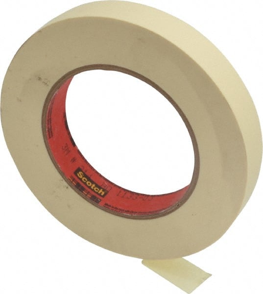 3M Masking Tape: 18 mm Wide, 60 yd Long, 5.8 mil Thick, Tan 06269435  MSC Industrial Supply