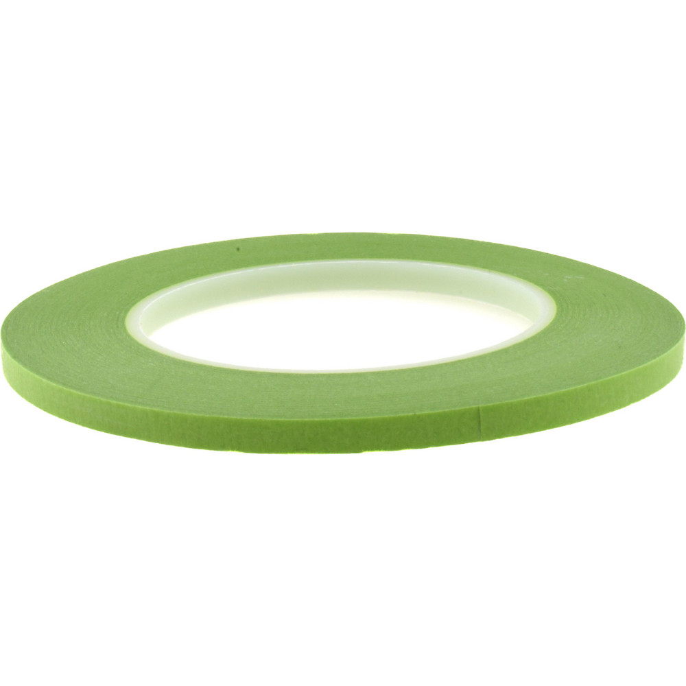 Masking Tape: 6 mm Wide, 60 yd Long, 6.7 mil Thick, Green