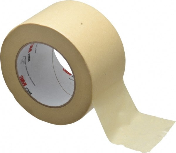 Pack-n-Tape  3M 2214 Paper Masking Tape Tan, 36 mm x 55 m, 24 rolls per  case Bulk - Pack-n-Tape
