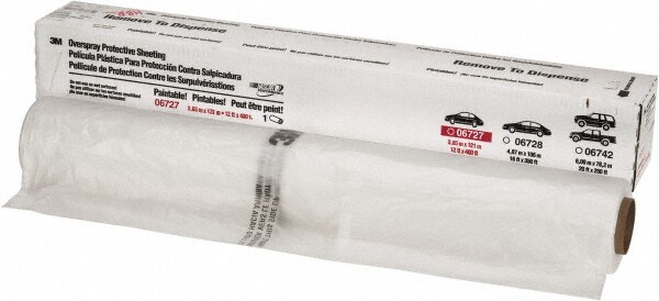 Masking Film Tape: 144" Wide, 133.3 yd Long, Brown