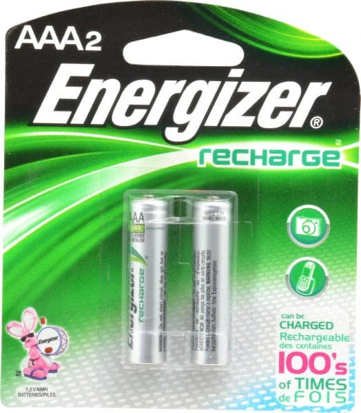 Energizer. NH12BP-2 Standard Battery: Size AAA, NiMH 