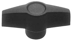 M8 Hole Thread, 60mm Head Length, Thermoplastic, Female Insert Bar / Wing Knob