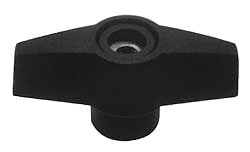 M5 Hole Thread, 28mm Head Length, Thermoplastic, Thru Female Insert Bar / Wing Knob