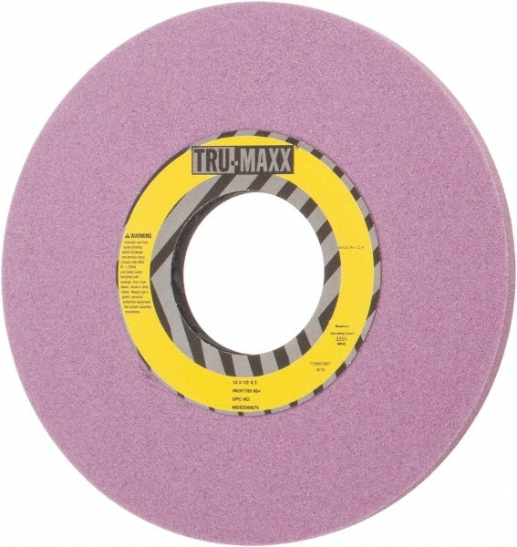 Tru-Maxx 66253269570 Surface Grinding Wheel: 10" Dia, 1/2" Thick, 3" Hole, 60 Grit, I Hardness Image