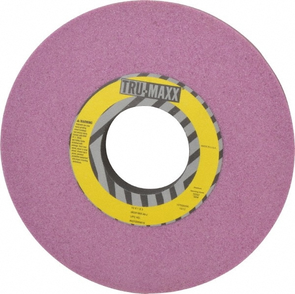 Tru-Maxx 66253269676 Surface Grinding Wheel: 10" Dia, 1" Thick, 3" Hole, 46 Grit, J Hardness Image