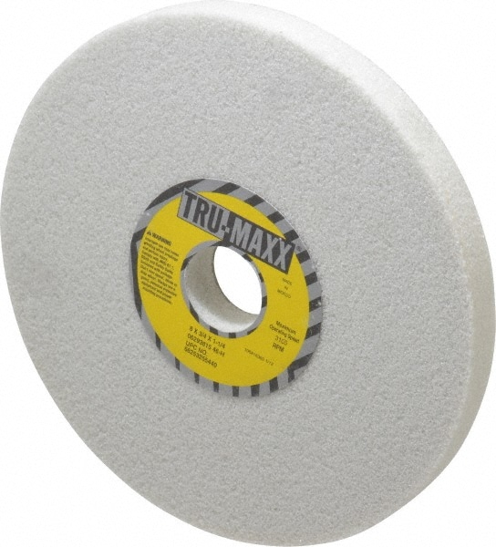 Tru-Maxx 66253255440 Surface Grinding Wheel: 8" Dia, 3/4" Thick, 1-1/4" Hole, 46 Grit, H Hardness Image