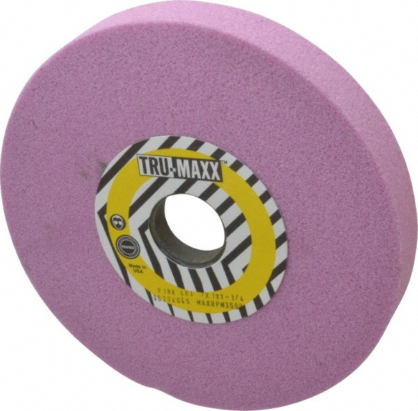 Tru-Maxx 66253269748 Surface Grinding Wheel: 7" Dia, 1" Thick, 1-1/4" Hole, 46 Grit, I Hardness Image