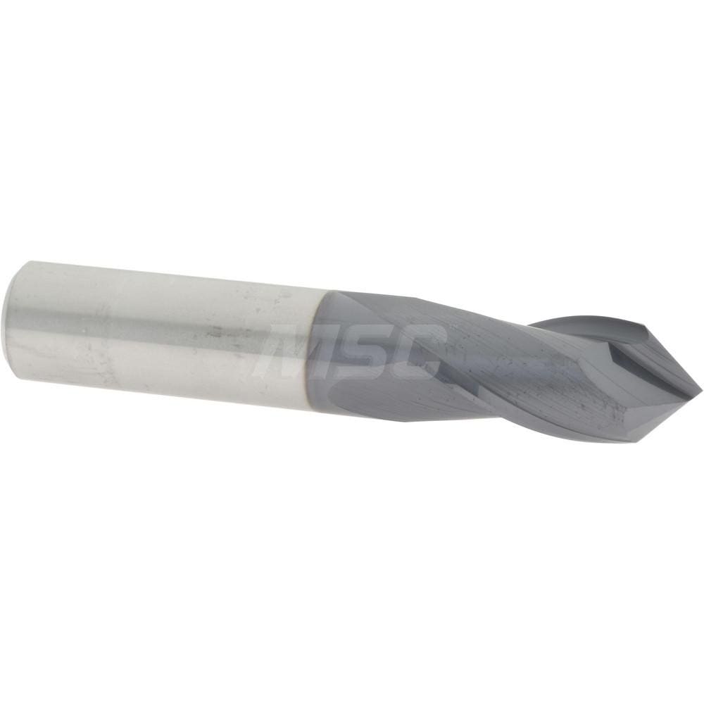 Accupro SAMG2020DPPLALT Drill Mill: 5/8" Dia, 1-1/4" LOC, 2 Flutes, 90 ° Point, Solid Carbide 