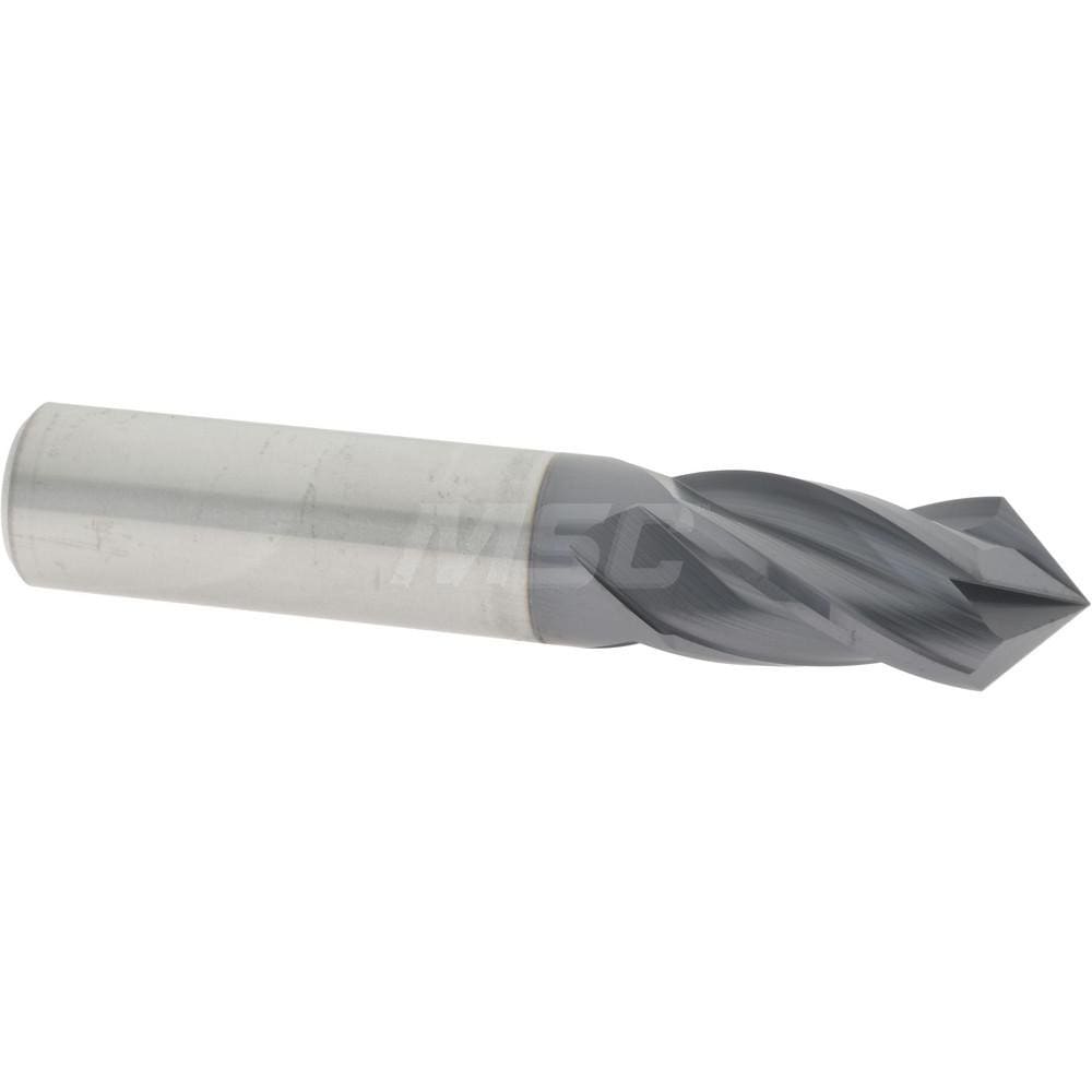 Accupro SCCMG2020DPPLAL Drill Mill: 5/8" Dia, 1-1/4" LOC, 4 Flutes, 90 ° Point, Solid Carbide 