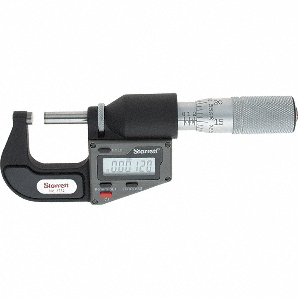 Starrett 2 Piece, Machinist Caliper and Micrometer Tool Kit