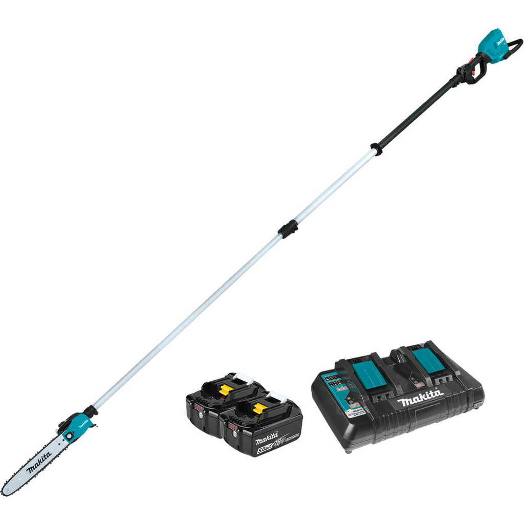 Makita Chainsaws: Battery, 10, 10 - 10 Guide Bar Length, 3/8" Chain Pitch, 10.0000" Chain Gauge, 3940 FPM | Part #XAU02PTB