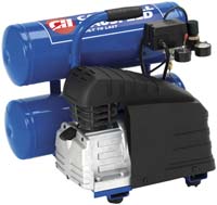 2 HP, 3.8 CFM Twin Stack Portable Air Compressor