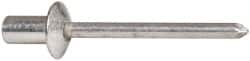 RivetKing. ABA62CE/P250 Closed End Sealing Blind Rivet: Size 62, Dome Head, Aluminum Body, Aluminum Mandrel 