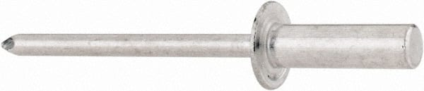 RivetKing. ABA66CE/P250 Size 66 Dome Head Aluminum Closed End Sealing Blind Rivet 