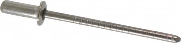 RivetKing. FBF43CE/P100 Closed End Sealing Blind Rivet: Size 43, Dome Head, Stainless Steel Body, Stainless Steel Mandrel 