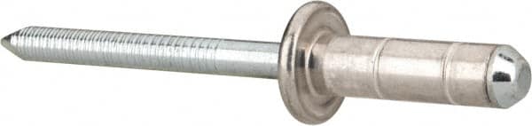 RivetKing. ABS86-88RTP250 Blind Rivet: Size 86-88, Dome Head, Aluminum Body, Steel Mandrel 