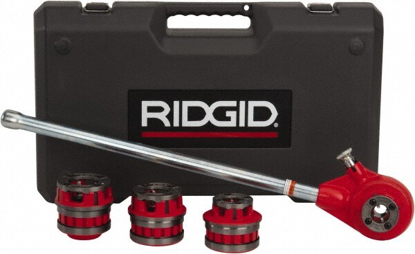 1/2 to 1-1/4" 4-Die-Head Pipe Threader Set