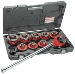 1/8 to 2" 9-Die-Head Pipe Threader Set