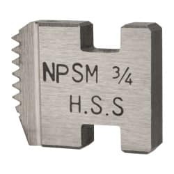 3/4-14 NPSM, Right Hand, Alloy Steel, Pipe Threader Die