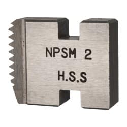 2 - 11-1/2 NPSM, Right Hand, Alloy Steel, Pipe Threader Die