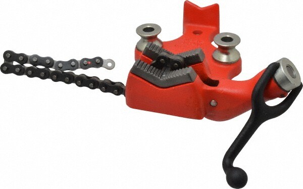 1/8 to 4" Pipe Capacity, Manual Chain Vise