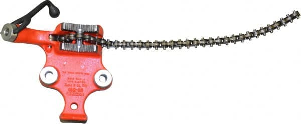 1/8 to 5" Pipe Capacity, Manual Chain Vise
