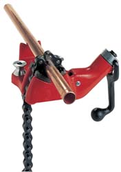 1/4 to 6" Pipe Capacity, Manual Chain Vise