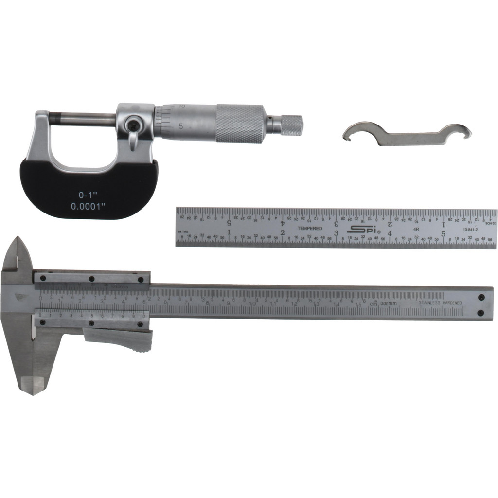 Value Collection Micrometer Value Collection - Machinist Caliper & Micrometer Kit: 3 pc | MSC Direct