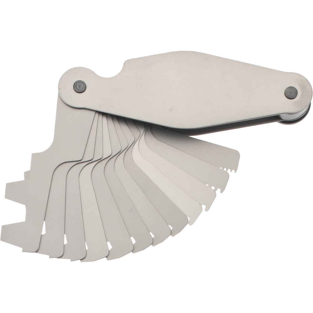 29 Degree Acme Screw Pitch Gauge 16 PCS Stainless Steel T-Thread Measuring - View #12