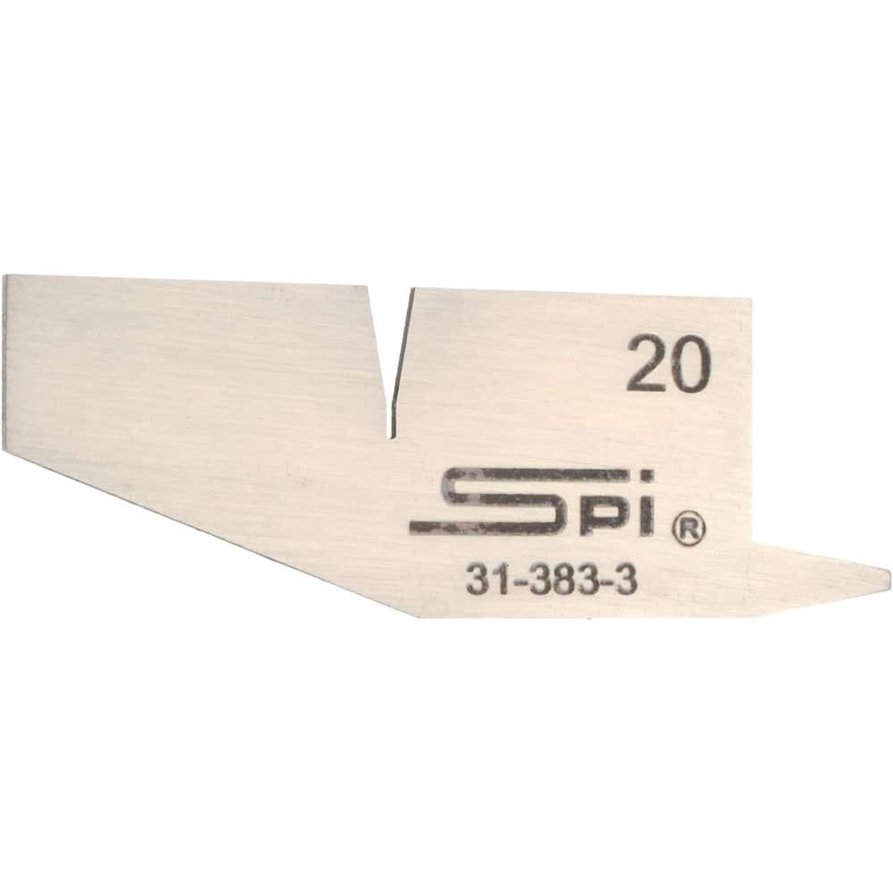 160° Complementary Angle, Stainless Steel Angle Gage