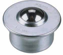 SKF BT 522-0-15 Ball Transfer: 22 mm Ball Dia, Stainless Steel, Round Base 