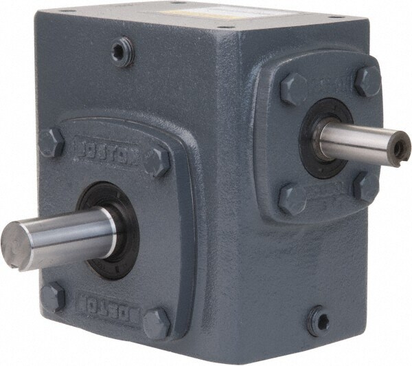 Speed Reducer: Quill, 1" Center to Center Shaft, 5:1, 0.69 hp Max Input, Worm Gear