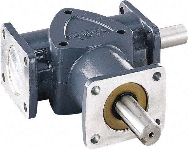 Speed Reducer: Spiral Bevel, 1:1, 0.91 hp Max Input