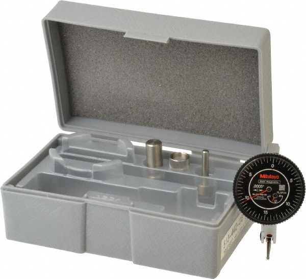 0 to 0.06", 0.000500" Graduation, Horizontal Dial Test Indicator