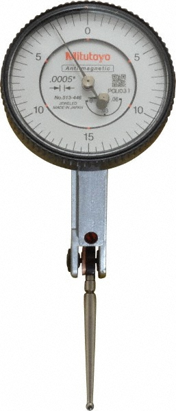INTERAPID® - Horizontal Dial Test Indicator: 0.0600 Max, 0-15-0 Dial
