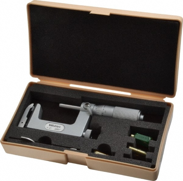 1 to 2 Inch, Carbide Face, Mechanical Multi Anvil Micrometer