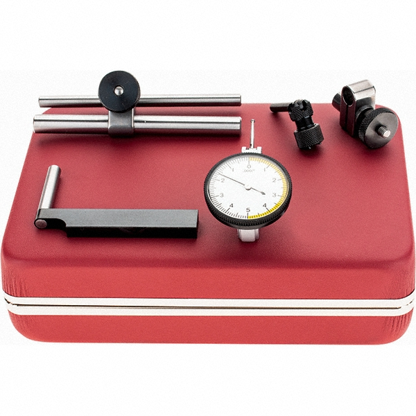Starrett Test Indicator Kit 5 Pc, 0.0000" Min, 0.0100" Max, 1.3750
